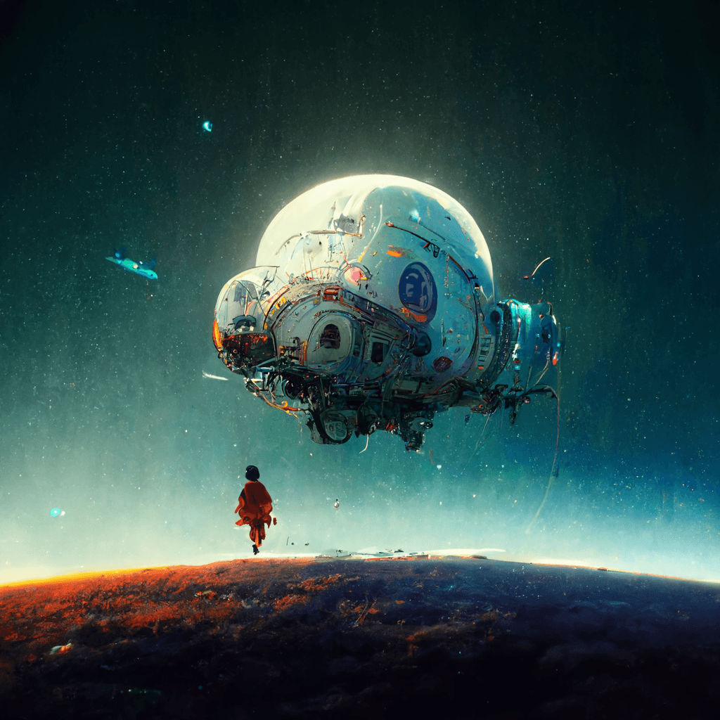 Distant Galaxy NFT artwork